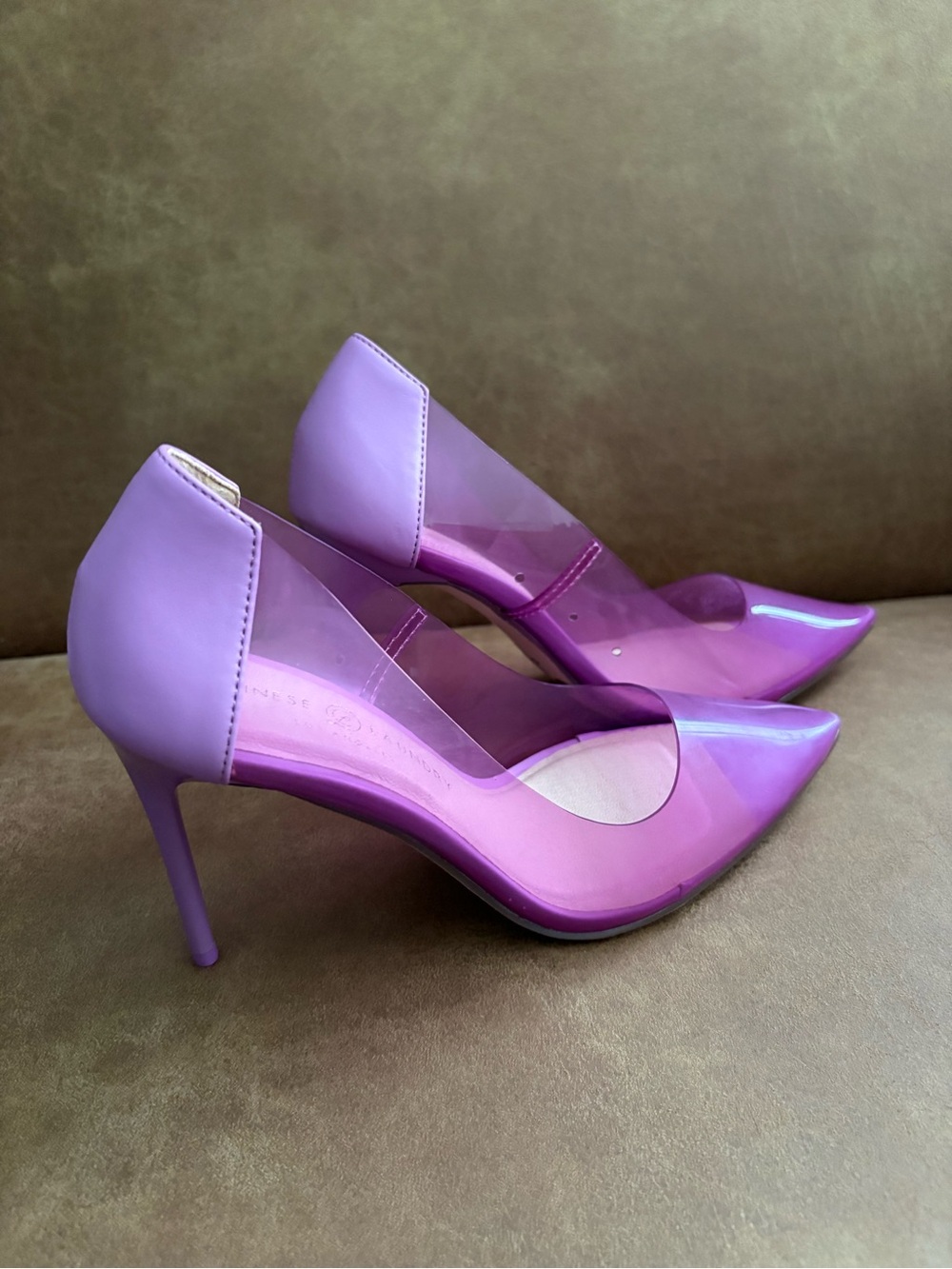 Chinese Laundry Women's Darling Heels.  Size 8. Purple. NIB - Picture 4 of 9